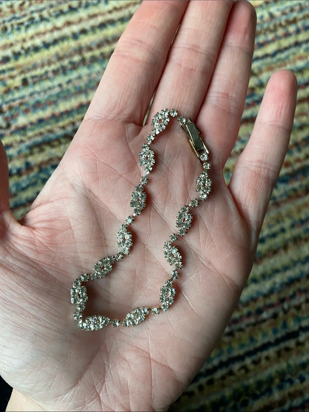 Vintage rhinestone bracelet